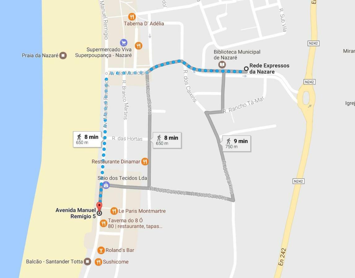 Nazare Apartamento Em Frente Ao Mar מראה חיצוני תמונה